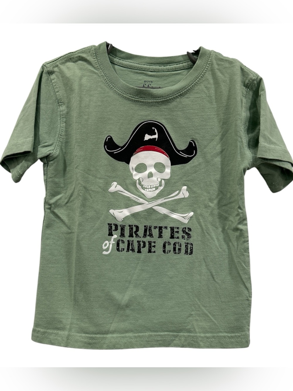 Pirates of Cape Cod Green Graphic Tee - Kids